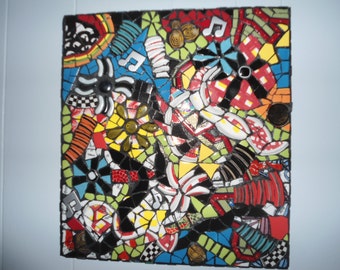 SOLD***Let Me Custom Make One For You***3-D Mosaic Abstract Picture