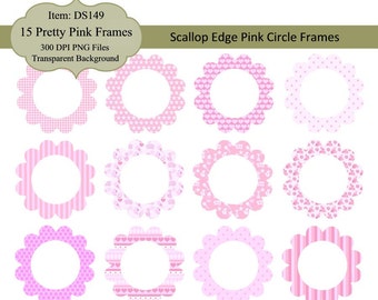baby girl borders etsy