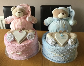 Baby Boy Or baby Girl Nappy Cakes