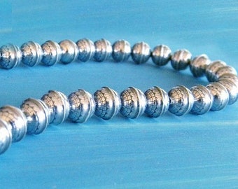 Mix silver beads Navajo Pearls main image 1
