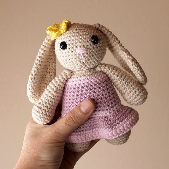 Rabbit - Animalius. Crochet Doll, Amigurumi Toy, Crocheting, Made to Order, Animal Crochet, Cute Children Gift, Nursery Doll, DIY, Bunny