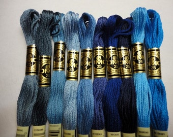 DMC Embroidery Floss, Choose 10, Cotton Embroidery Thread.