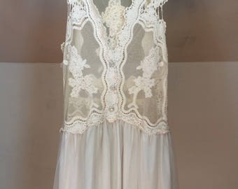 New White Asymmetrical Strapless Tulle Mid Dress Sleeveless KK092 main image 1