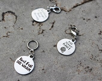 Progress Keeper or Stitch Marker for Knitters