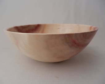 Decorative Wooden Bowl Flame Box Elder Hand Turned