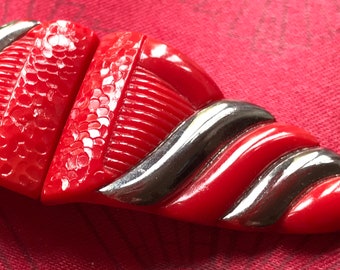 1920s Genuine Glass Belt Buckle