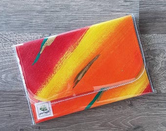 Solar Burst #2 Small Art Clutch Purse OOAK