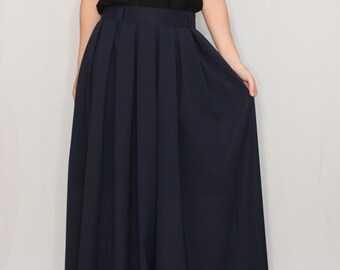 Womens palazzo pants Chiffon palazzo pants Navy pants Boho pants Plus size clothing