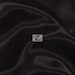 Solid Shiny Bridal Satin Fabric - BLACK - By The Yard Bridesmaid Dresses Table Runners Wedding Gowns Party Decorations