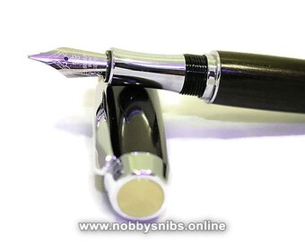 Wooden Fountain Pen. Handmade from African Black wood (Ebony). Perfect Gift. Birthday gift, Graduation gift etc. #10