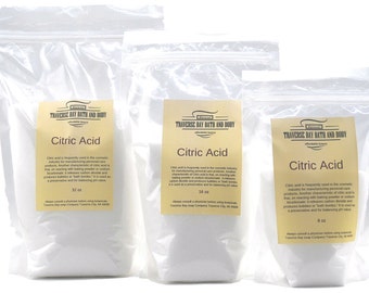 Citric acid, soap making supplies, creams, lotions, balms. 16oz-64oz