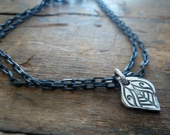 Noceur Collection Bracelet- Oxidized fine and sterling silver. Handmade