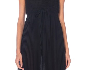 Sheer Pleated Dress Size: XS