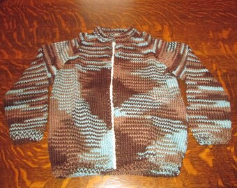 hand knitted children's sweater size 8