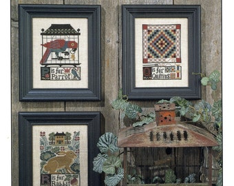 P*Q*R by Prairie Schooler Counted Cross Stitch Pattern/Chart