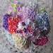 20 Bouquets Forget Me Nots Millinery Flocked Paper Flowers Pick Your Own Colors