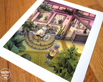 Feline Florists - Fine Art Print by Nicole Gustafsson