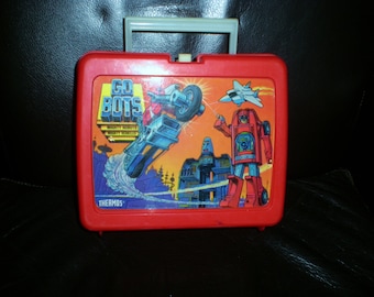 Vintage Go Bots Thermos Lunchbox