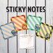 Harry Potter Sticky Notes - Ravenclaw Gryffindor Hufflepuff Slytherin Hogwarts Houses