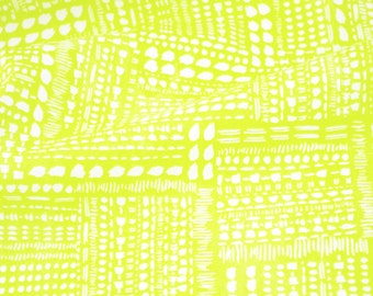 Remnants - Dotted Patchwork in Lime from Blush & Blooms by Iza Pearl Design - BB281, BB3218