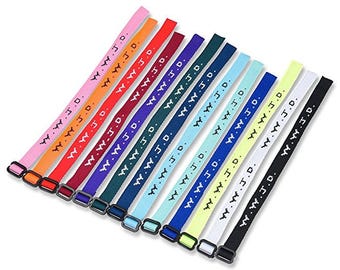 WWJD (What Would Jesus Do) Woven Christian Faith Bracelets (26 Pack + 2 Friendship Bracelets) 13 Colors - Great Church Fundraiser or Gift