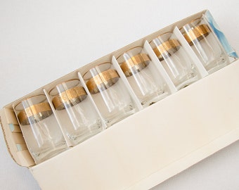 Soviet Vintage Glasses * Drinking Glasses * Set of 6 Glasses * Collectible Tableware * Soviet Vodka Glass * Made in Czechoslovakia * USSR