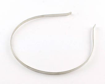 100 serres tête en métal argenté 3mm idéal pour création!! accessoire cheveux - accessoire coiffure - création headband