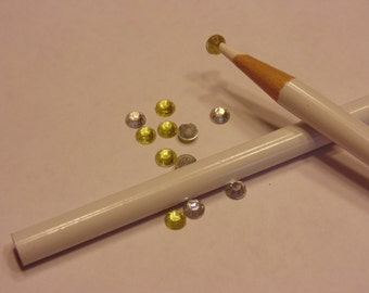 1 nail art rhinestone picking tool / pencil / pen (S4)