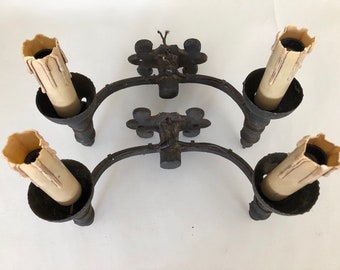 Gothic Revival Sconces - Pair