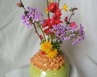 Hand-Thrown Pottery Vase, Made in Oklahoma