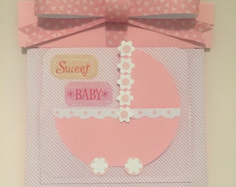 Baby Girl Pop-up Card