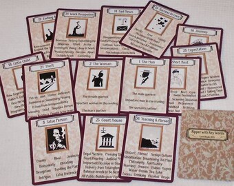 Kipper with Key Words (1920s version) Fortune Telling Cards. Brand New. Self Published.