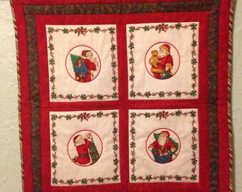 Santa Print Wall Hanging