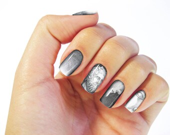 Greek Gods Nail Wraps - Fine Art Design, Set of 16