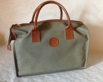 Avon Bag, Avon Case, Collectible Avon, Vintage Avon, Weekender Bag, Monogram Bag, Makeup Bag