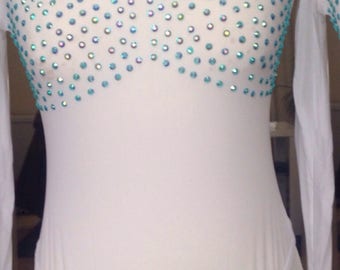 White Sheer Leotard
