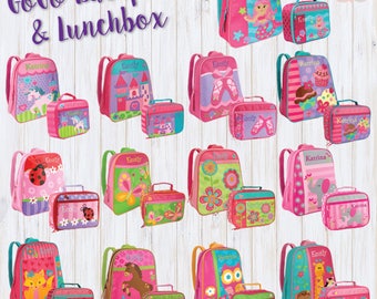 Little Kids Backpack, Toddler Backpack, Backpack Set, Mini Backpack, Personalized Backpack, Stephen Joseph, Gift For Girls, Girl Backpack