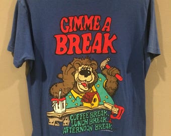 Vintage Gimme a Break funny shirt