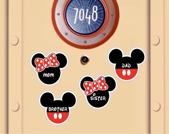 Add-On to Existing order, Not Yet Shipped Little Mickey and Minnie Personal Disney Cruise Magnets