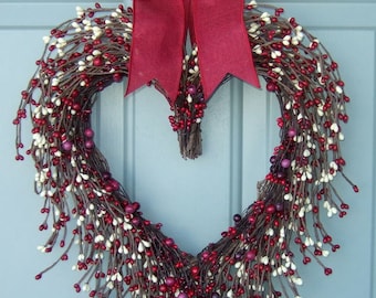Valentine Wreath - Valentine Door Wreath