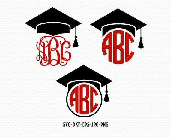 Download Graduation SVG Graduation Cap SVG Graduation Caps monogram