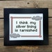 Sarcastic Needlepoint Pattern - Cross Stitch Modern - Funny Quote Cross Stitch - Silver Lining - Cynical - Subversive Embroidery - Snarky