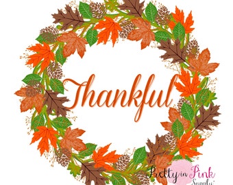 Iron On Vinyl "Thankful" Thanksgiving Decal- DIY Iron On Patch- Vinyl Patch-Iron On Letter Transfer- DIY Heat Transfer Vinyl