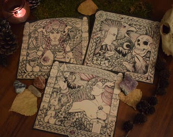 viking celtic slavic print pack fantasy art