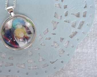 Wayfinder Trio - Aqua Terra Ventus - Kingdom Hearts Birth By Sleep KH BBS Necklace