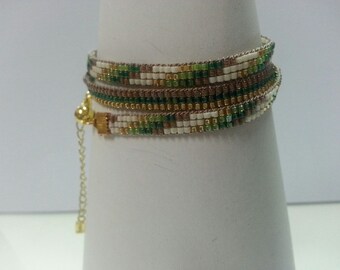 New Treble Miyuki Delica Bead Bracelet.