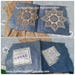 2 Antique Paris 1920's Lace Collectible Haberdashery Small Beige French Cotton Star Tag Samaritaine Lace Department Store #sophieladydeparis