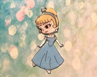 Cinderella necklace charm