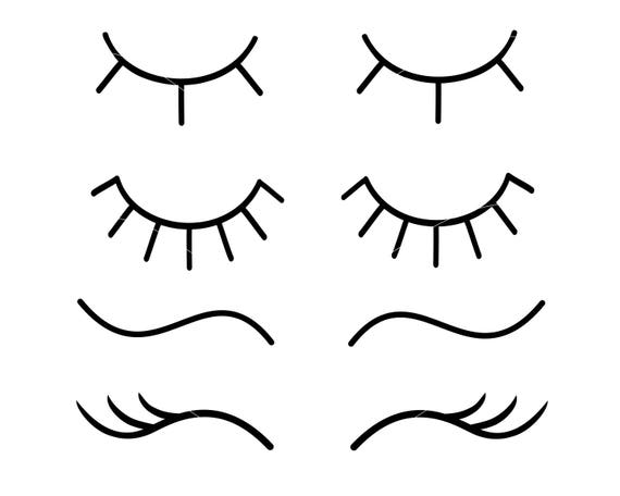 eyelashes svg unicorn eyelashes svg eye lashes svg lashes svg