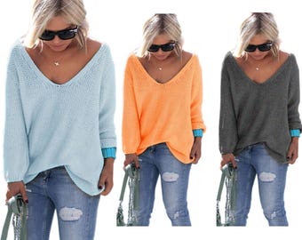 Sexy V-neck Sweater